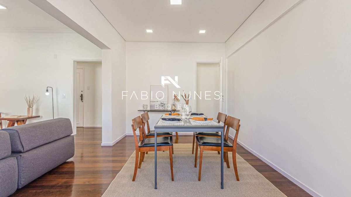 Ampla sala de Jantar. - Apartamento à venda em Rio de Janeiro, Copacabana, com 2 quartos, 139,00m²