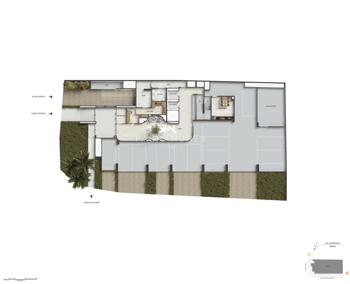  - Apartamento à venda, no Céu Laranjeiras em Rio de Janeiro, Laranjeiras, com 2 quartos, 61,58m²