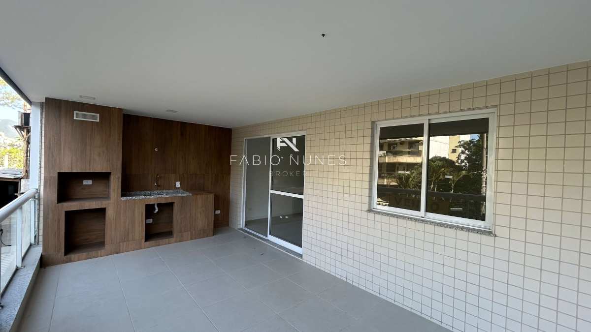 Varanda Gourmet - Apartamento à venda em Rio de Janeiro, Recreio dos Bandeirantes, com 3 quartos, 109,00m²