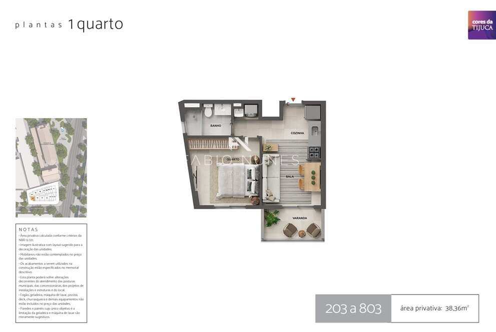 Apartamento à venda com 1 quarto, 38.4m² - Tijuca,Rio de Janeiro