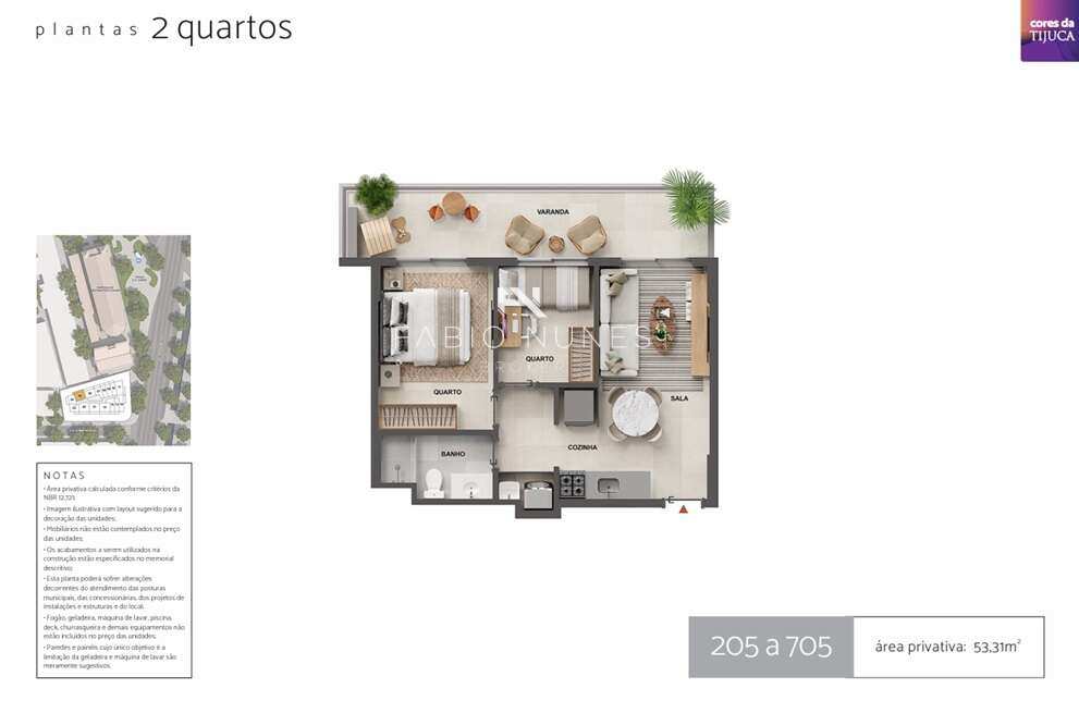 Apartamento à venda com 2 quartos, 53.3m² - Tijuca,Rio de Janeiro