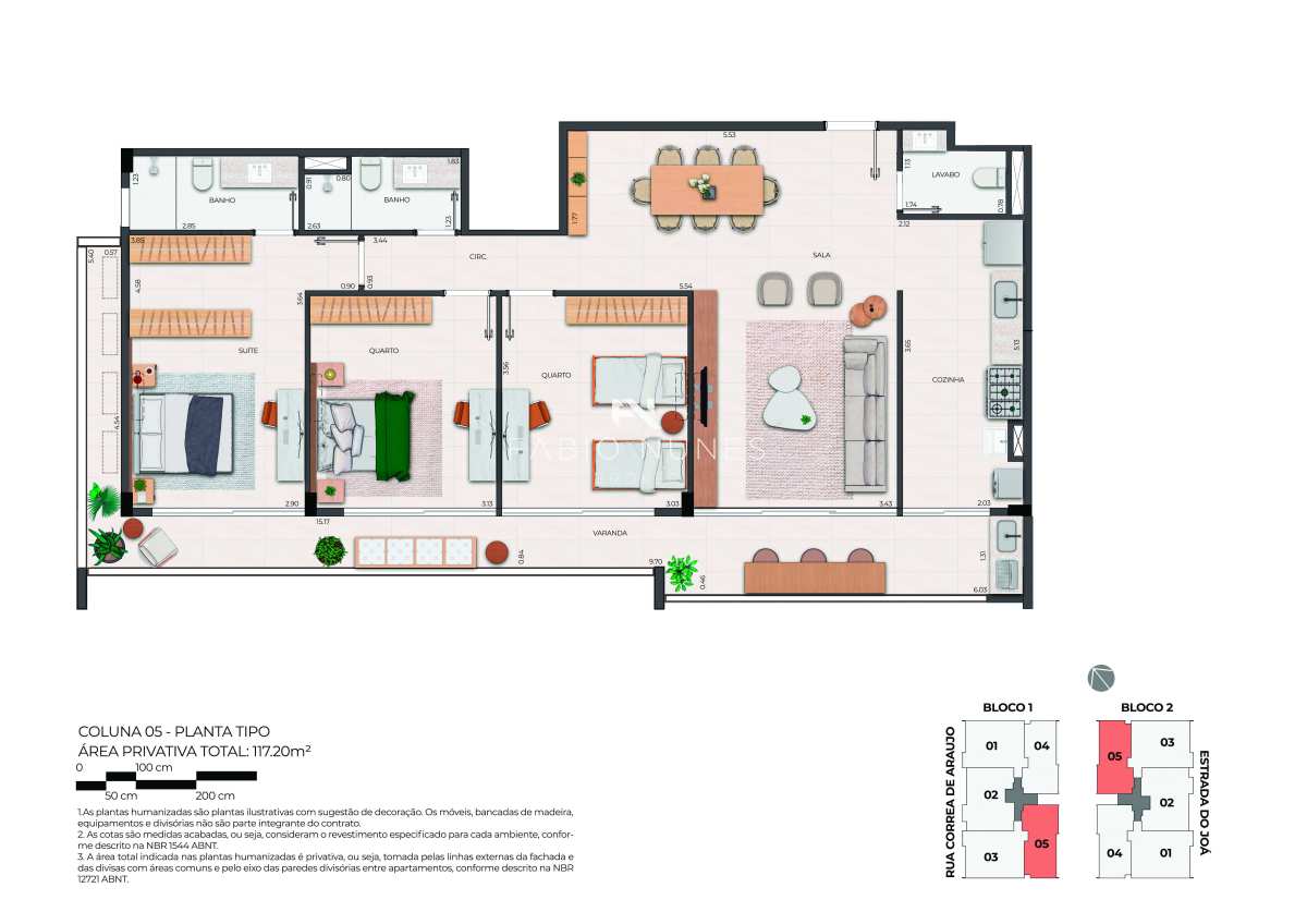 Apartamento à venda com 3 quartos, 117,20m² - Barra da Tijuca,Rio de Janeiro