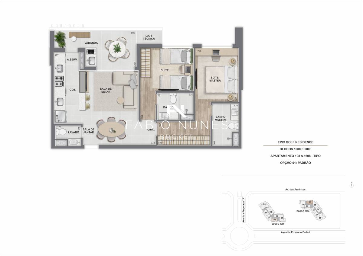 Apartamento de luxo à venda com 2 quartos, 77,79m² - Barra da Tijuca,
