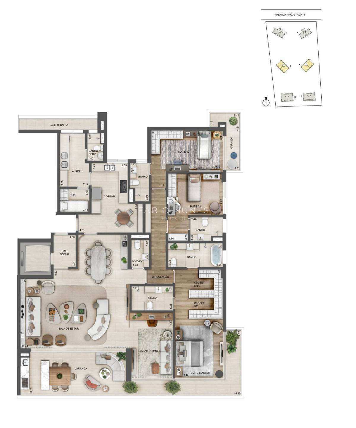 Apartamento à venda com 4 quartos, 231.62m² - Barra da Tijuca,Rio de Janeiro