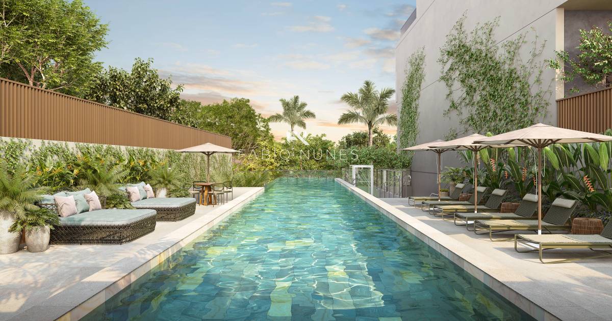 Piscina com borda infinita. - Apartamento de luxo à venda, no Insigna Península,  em Rio de Janeiro, Barra da Tijuca, com 4 quartos, 323,18m²