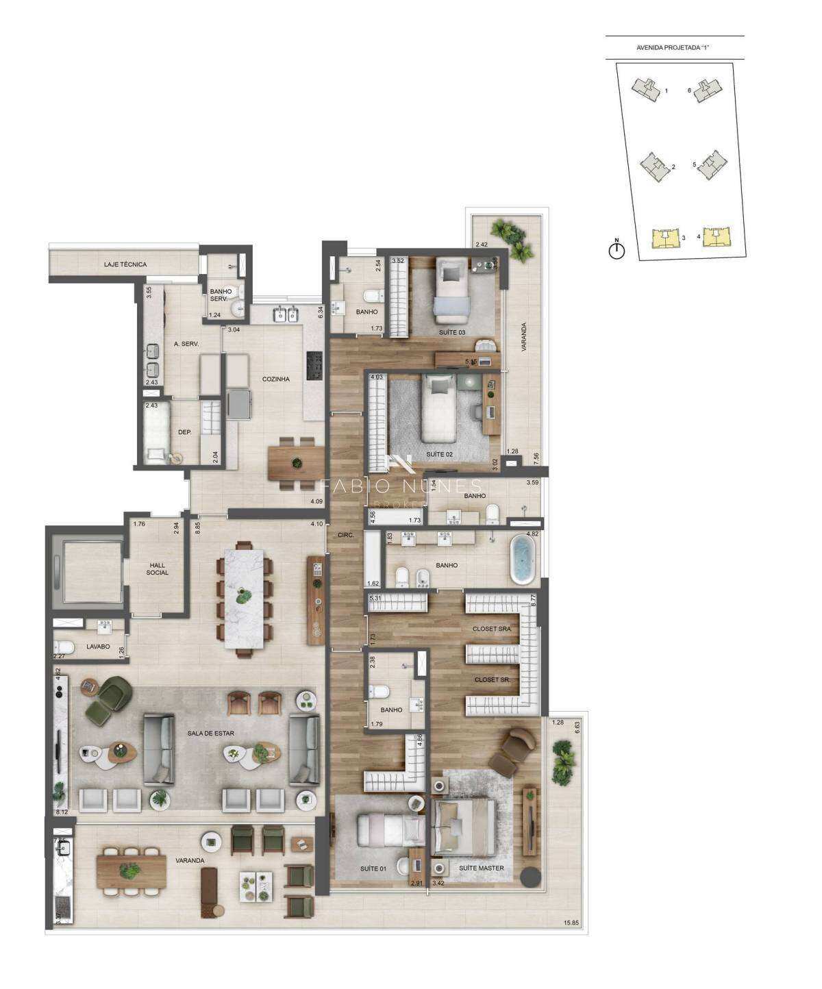 Apartamento à venda com 4 quartos, 268.4m² - Barra da Tijuca,Rio de Janeiro