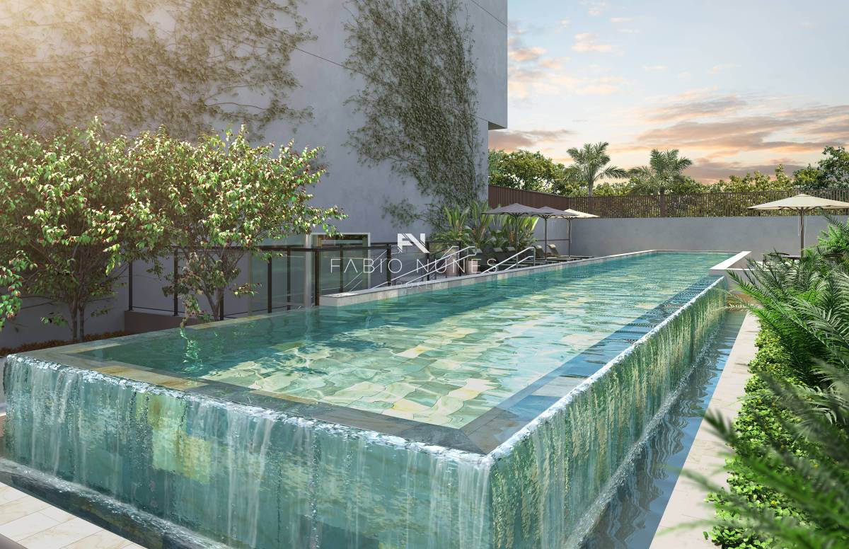 Piscina com borda infinita. - Apartamento de luxo à venda, no Insigna Península,  em Rio de Janeiro, Barra da Tijuca, com 4 quartos, 321,64m²