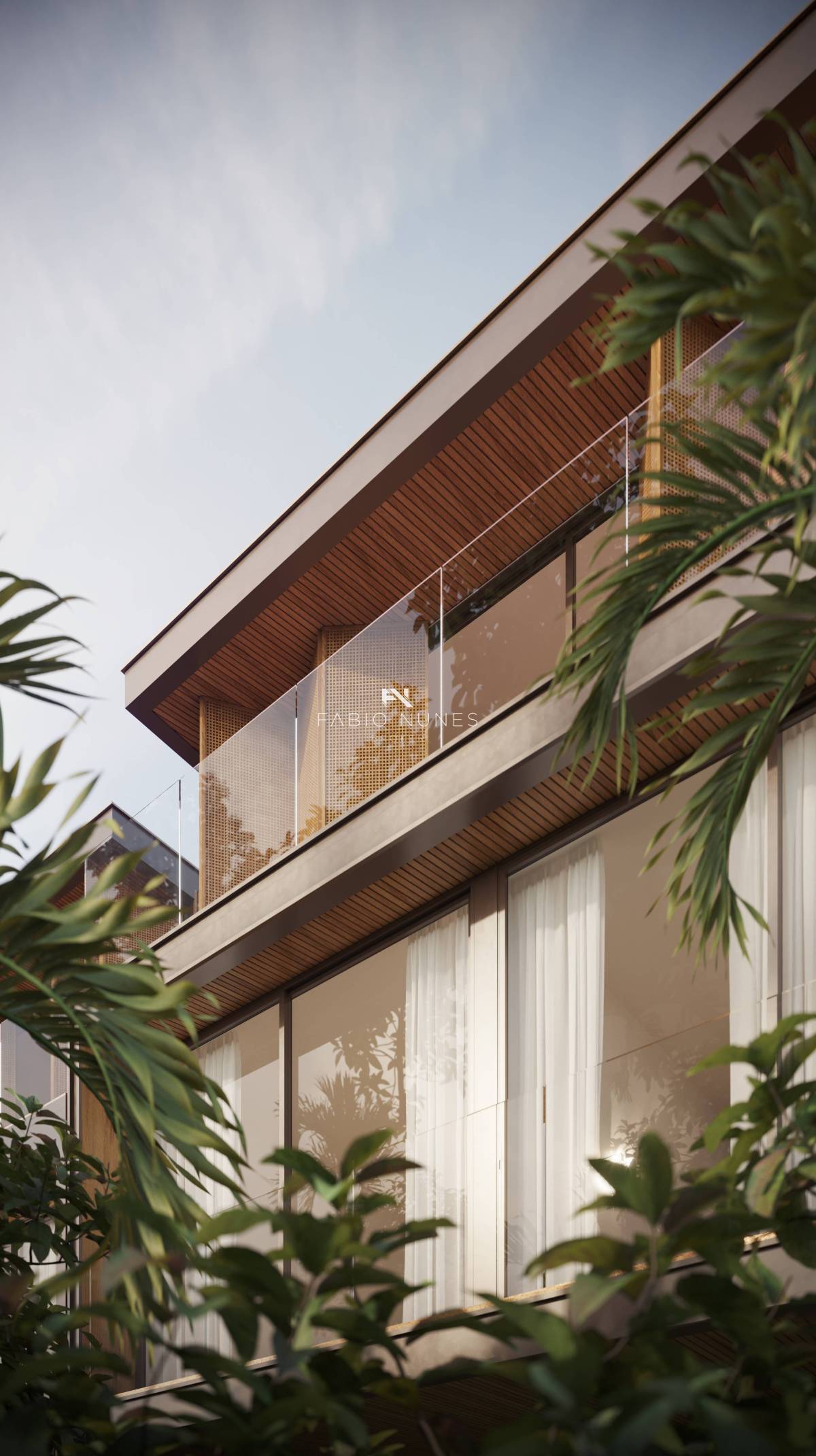 Perspectiva fachada das Casas. - Casa de condomínio à venda em Rio de Janeiro, Barra da Tijuca, com 5 quartos, 538,00m²