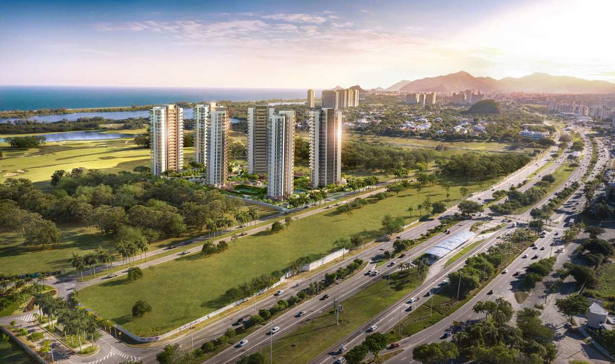Perspectiva do Empreendimento. - Cobertura à venda em Rio de Janeiro, Barra da Tijuca, com 4 quartos, 386,63m²