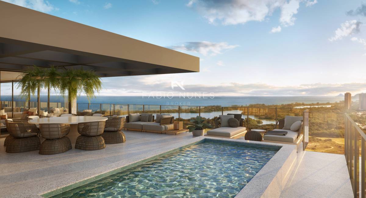 Cobertura à venda com 4 quartos, 376,50m² - Barra da Tijuca,Rio de Janeiro