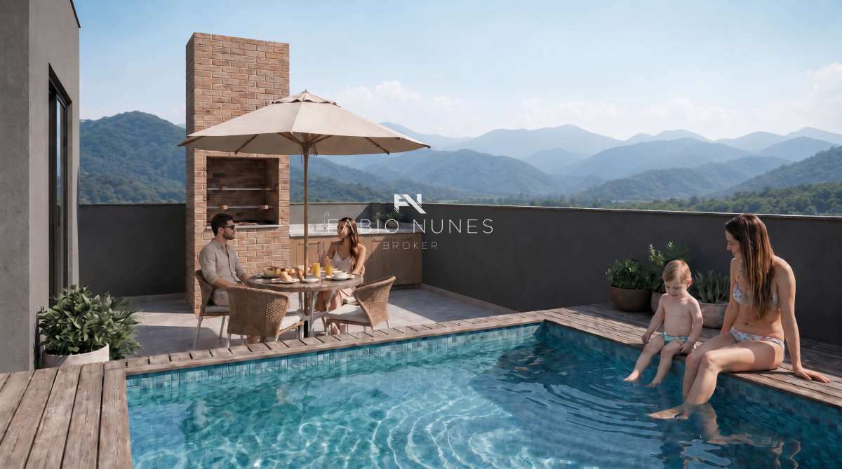 Cobertura à venda, no Feel Pontal Oceânico em Rio de Janeiro, Recreio dos Bandeirantes, com 1 quarto, 63,00m² - SN Negócios Imobiliários