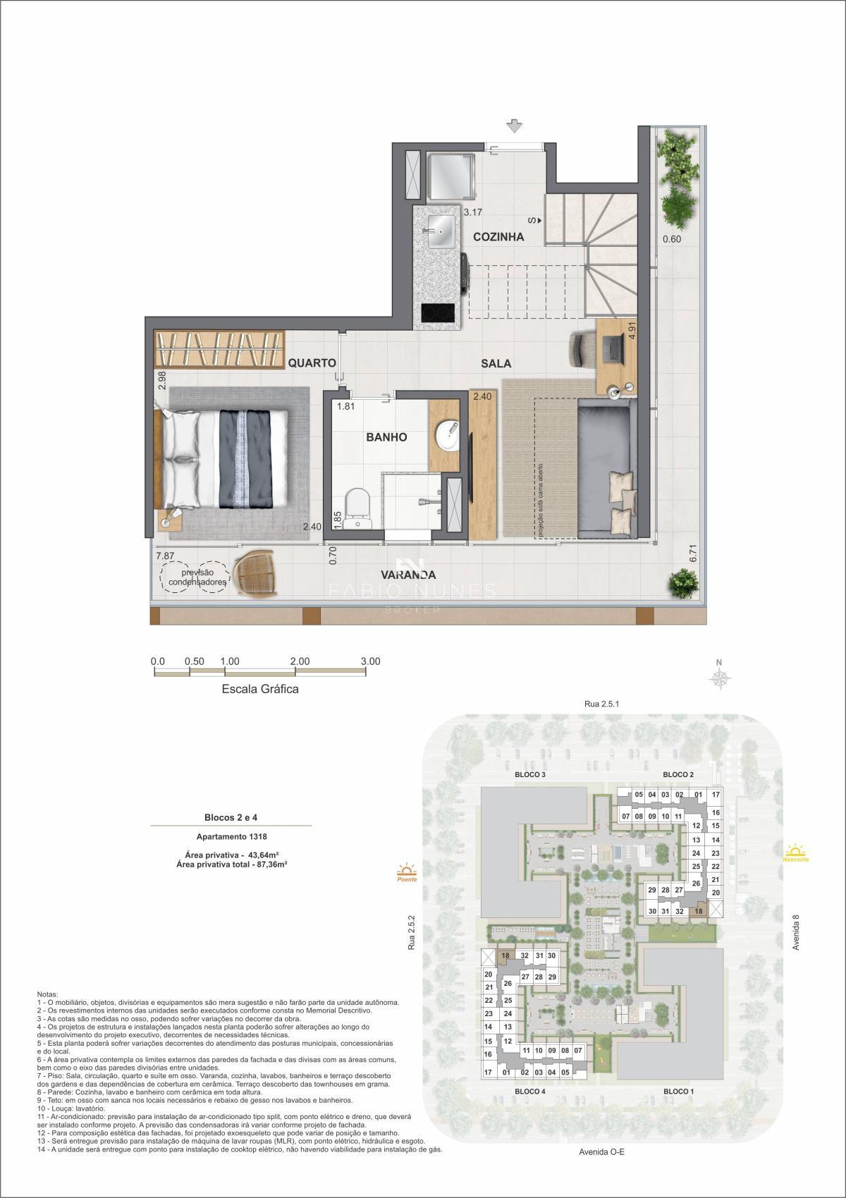 Cobertura à venda com 1 quarto, 87,30m² - Barra Olímpica,Rio de Janeiro