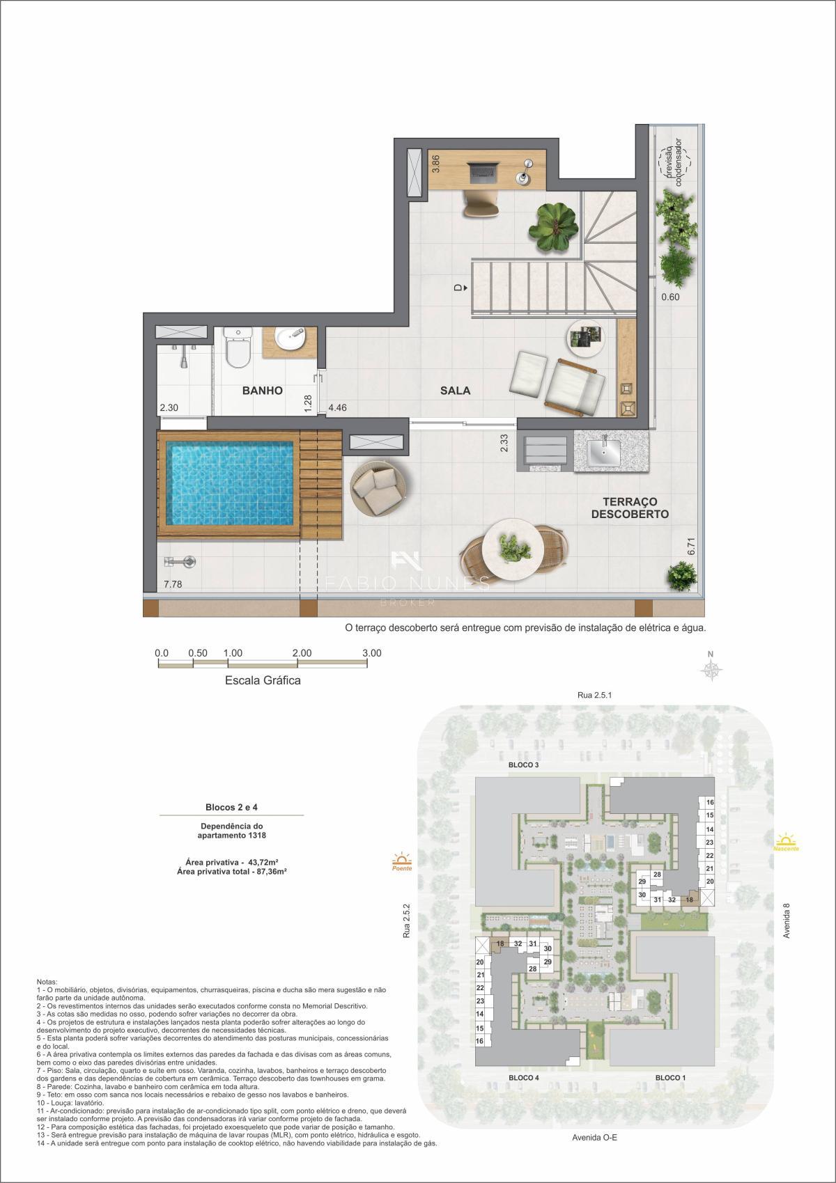 Cobertura à venda com 1 quarto, 87,30m² - Barra Olímpica,Rio de Janeiro