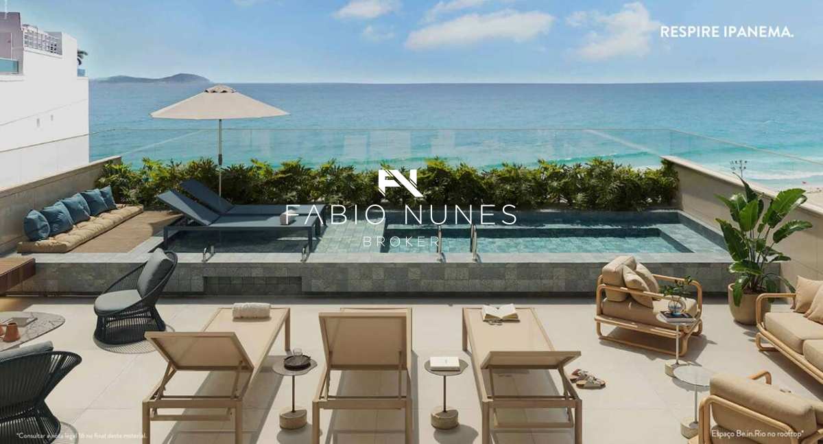 Double Suite à venda com 1 quarto, 61,36m² - Ipanema,Rio de Janeiro