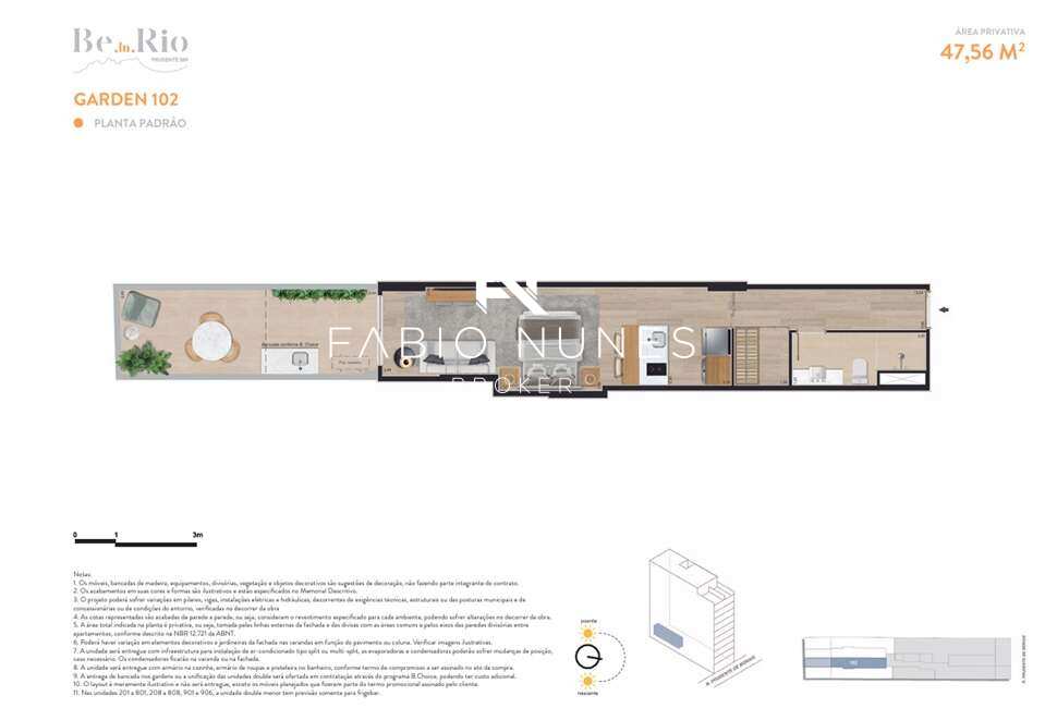 Studio à venda com 1 quarto, 47,56m² - Ipanema,Rio de Janeiro