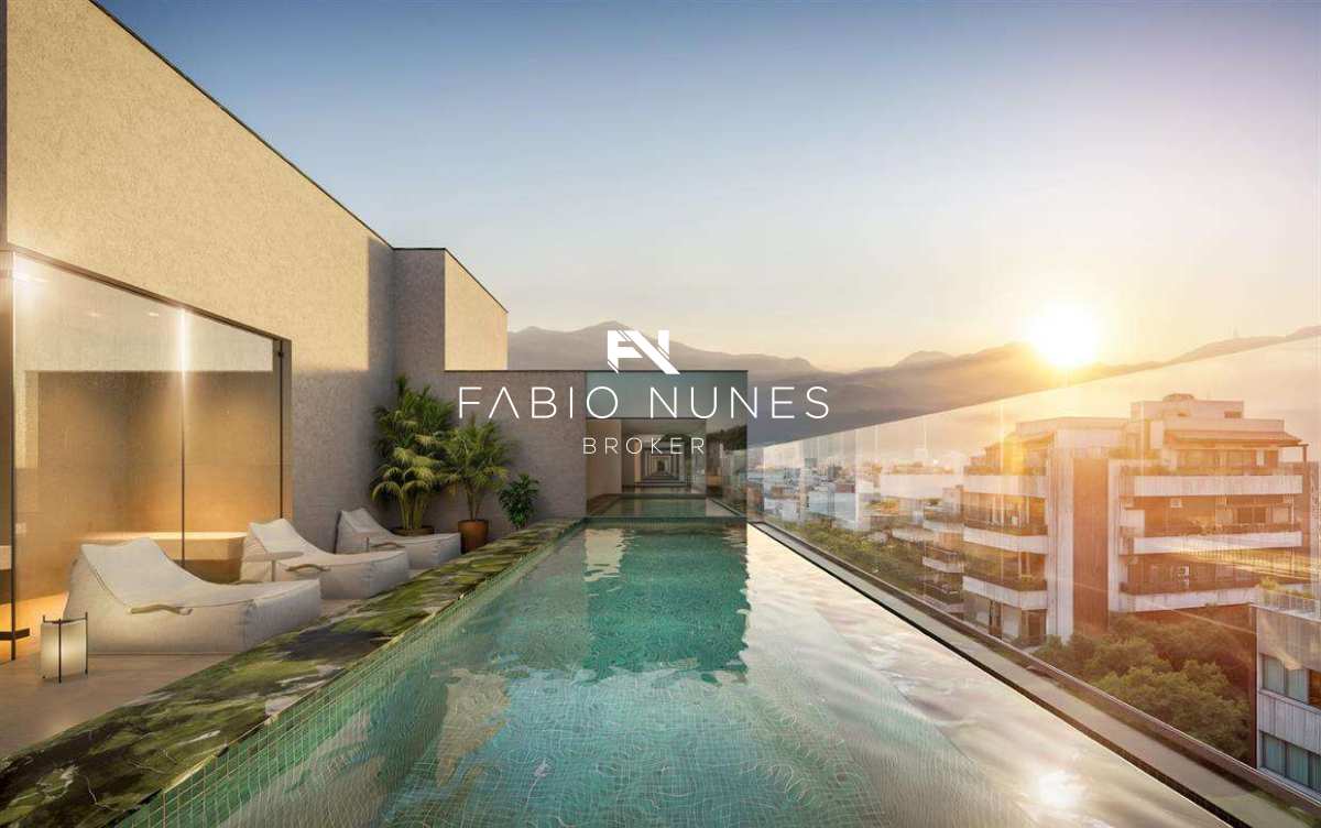 Vista do Rooftop. - Studio à venda, no Goa Ipanema Studios,  em Rio de Janeiro, Ipanema, com 1 quarto, 32,62m²