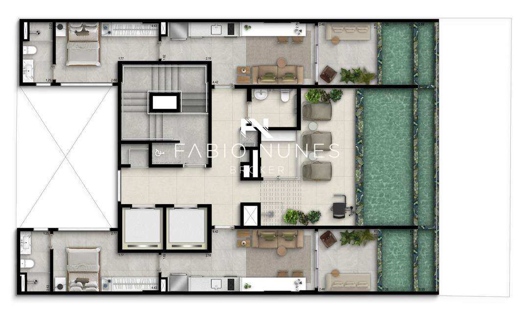 Studio à venda com 1 quarto, 32,62m² - Ipanema,Rio de Janeiro