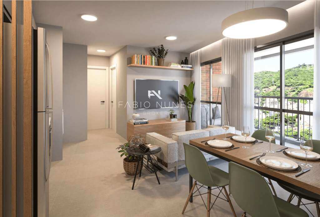  - Studio à venda, no Cores da Tijuca em Rio de Janeiro, Tijuca, com 1 quarto, 34,80m²
