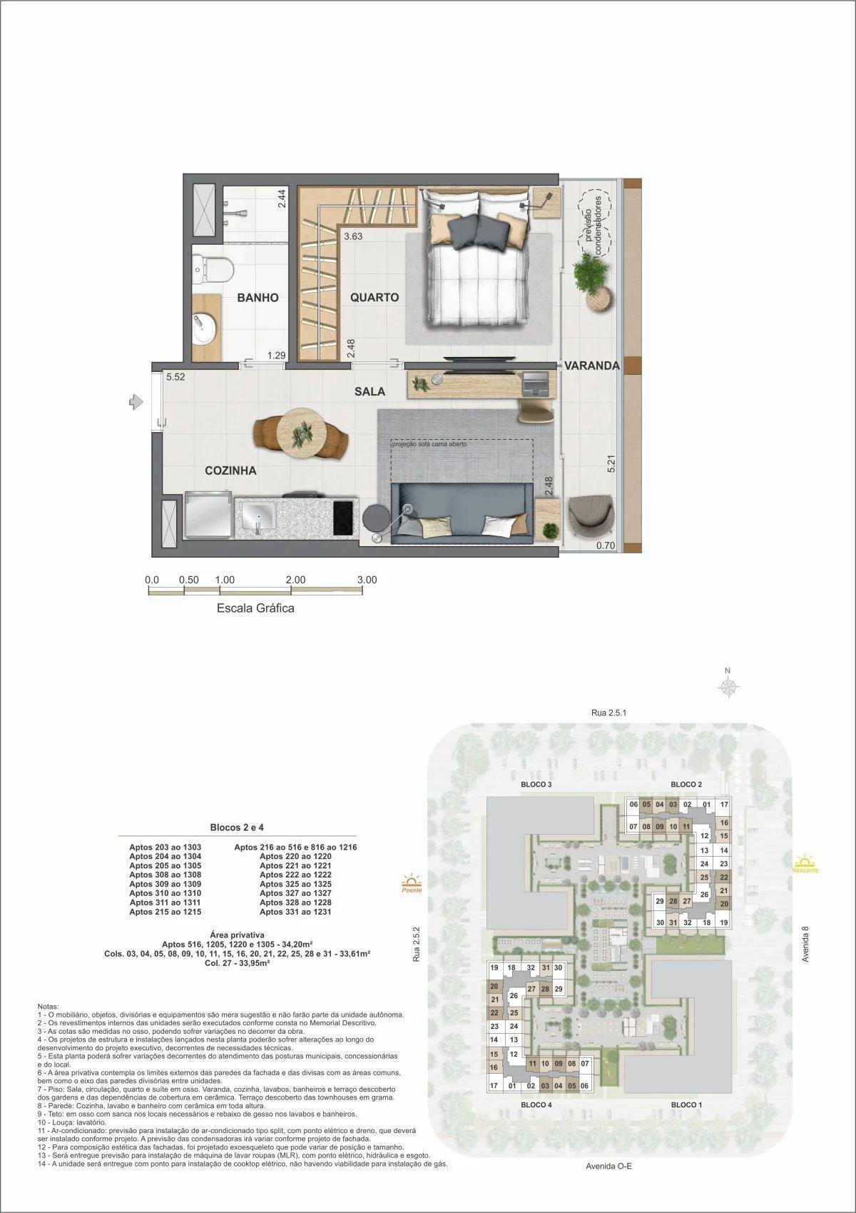 Studio à venda com 1 quarto, 33,86m² - Barra Olímpica,