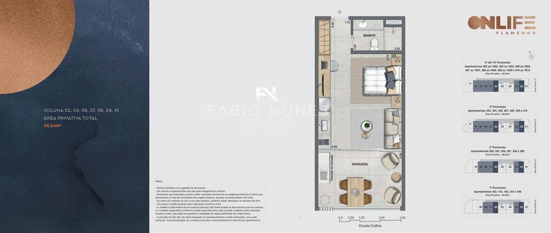 Studio à venda com 1 quarto, 39,54m² - Flamengo,Rio de Janeiro