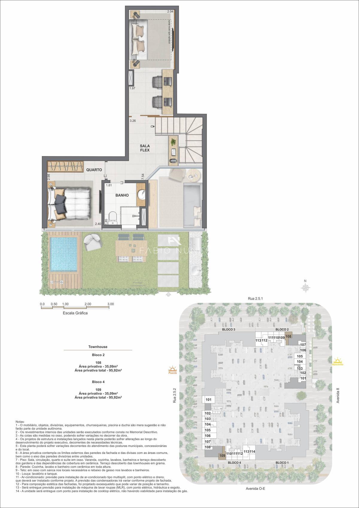 Town House à venda com 1 quarto, 96,00m² - Barra Olímpica,Rio de Janeiro
